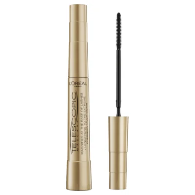 L'Oreal Paris Makeup Telescopic Original Lengthening Mascara, Blackest Black, 0.27 Fl Oz (1 Count)