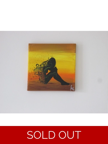 Original handpainted ac..