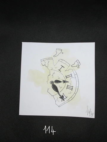 Original handpainted watercolour greeting cards by Betti Berenyi