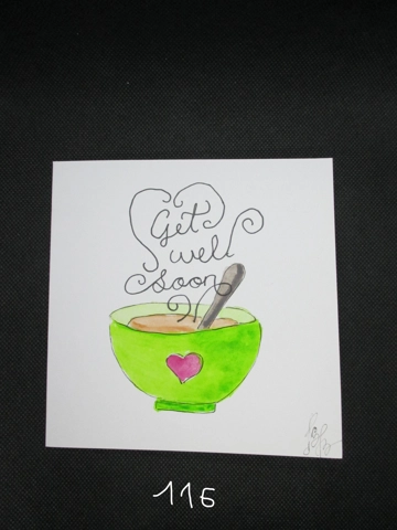 Original handpainted watercolour greeting cards by Betti Berenyi