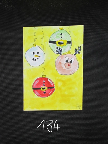 Original hand painted watercolour greeting cards by Betti Berenyi