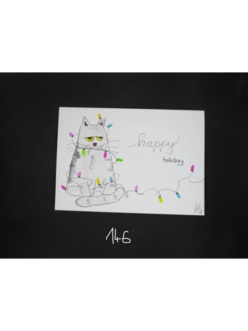 Original hand painted watercolour greeting cards by Betti Berenyi