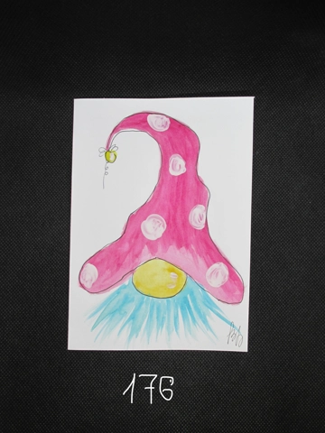 Original hand painted watercolour greeting cards by Betti Berenyi