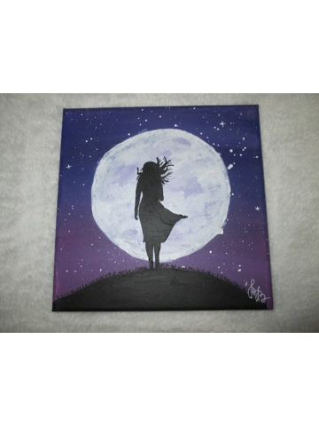 Original handpainted acryl painting by Betti Berenyi