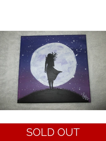 Original handpainted acryl painting by Betti Berenyi