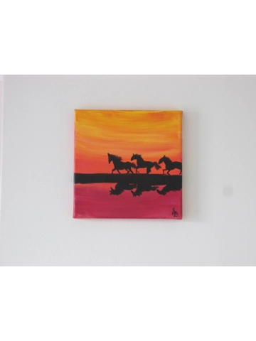 Original handpainted acryl painting by Betti Berenyi