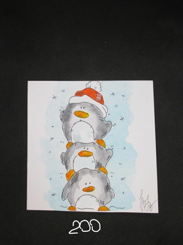 Original handpainted watercolour greeting cards by Betti Berenyi