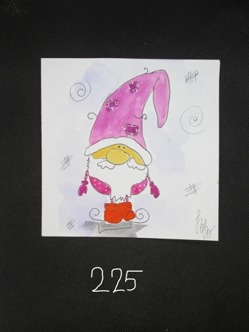 Original handpainted watercolour greeting cards by Betti Berenyi