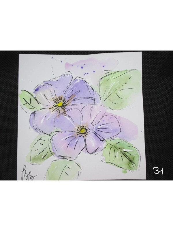 Original handpainted watercolour greeting cards by Betti Berenyi