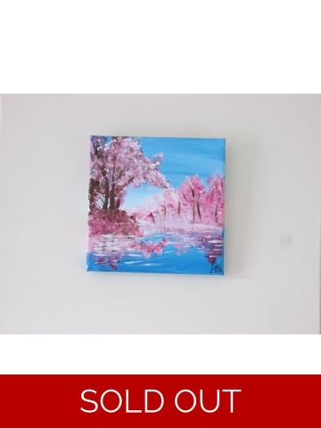 Original handpainted acryl painting by Betti Berenyi