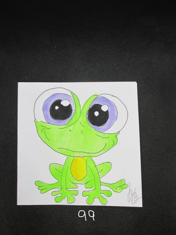 Original handpainted watercolour greeting cards by Betti Berenyi