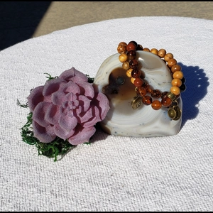 Coffee Bracelets With Wooden Beads