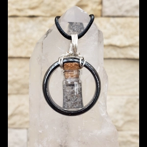 Hematite & Black Salt Necklace