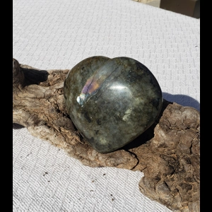 Labradorite Puffy Heart - Large Labradorite Puffy Heart - Large
