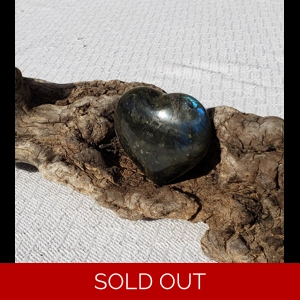 Labradorite Puffy Heart - Small Labradorite Puffy Heart - Small