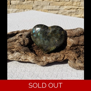 Labradorite Puffy Heart - Small Labradorite Puffy Heart - Small