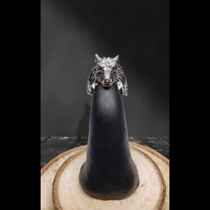 Silver Wolf Ring Silver Wolf Ring