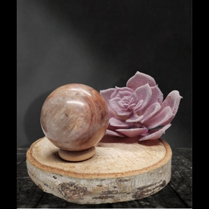 Peach Moonstone Sphere Peach Moonstone Sphere