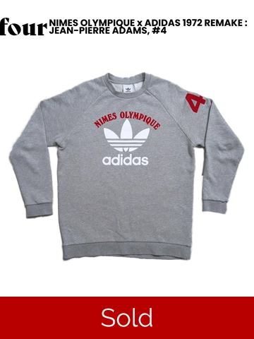 Nimes Olympique x Adidas 1972 Remake : Jean-Pierre Adams