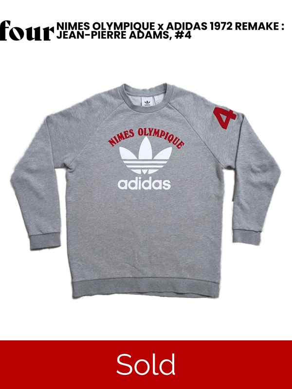 Nimes Olympique x Adidas 1972 Remake : Jean-Pierre Adams