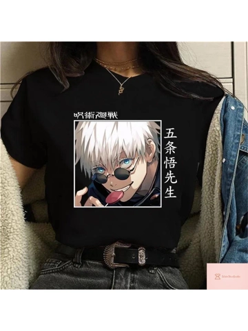 Cool Gojo Satoru Anime Graphic T-Shirt