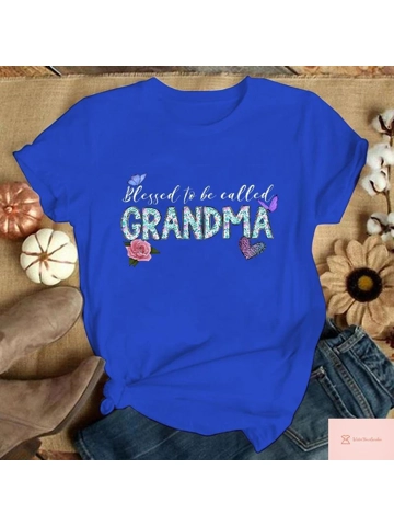 Casual Summer Tee for Grandmas