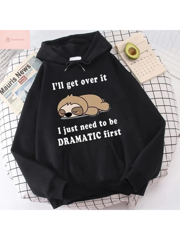 Funny Sloth Graphic Hoodie for Casual Wear