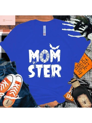 Retro Halloween Mom Graphic T-Shirt