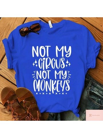 Not My Circus Monkeys Graphic Tee