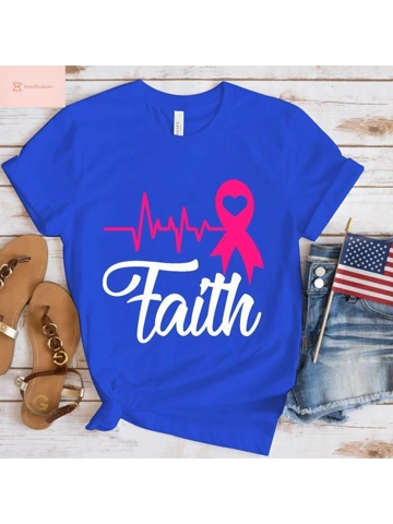 Breast Cancer Awareness Casual Tee Shirt