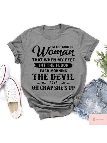 Funny Womens Summer Graphic T-Shirt