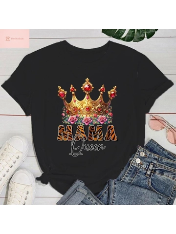 New Mama Queen Casual T Shirt