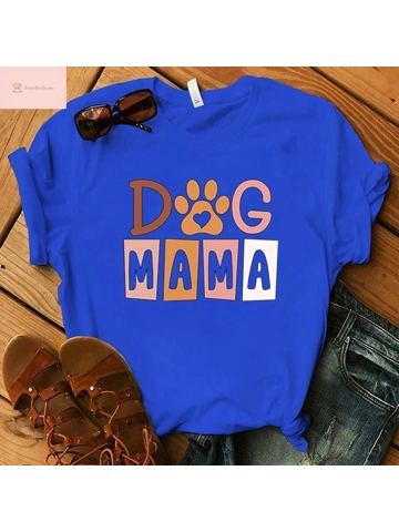 Dog Mama Graphic Tee for Women