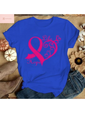 Breast Cancer Awareness Casual T Shirt