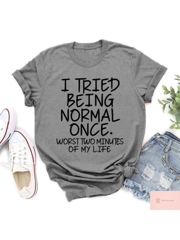 Casual Summer T-shirt with Funny Print