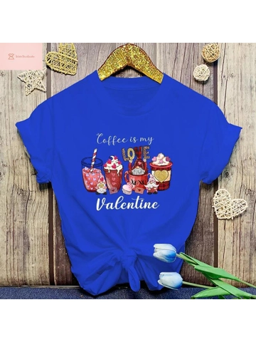 Valentines Day Coffee Love T-Shirt