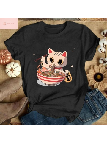 Funny Cat Short Sleeve T-Shirt