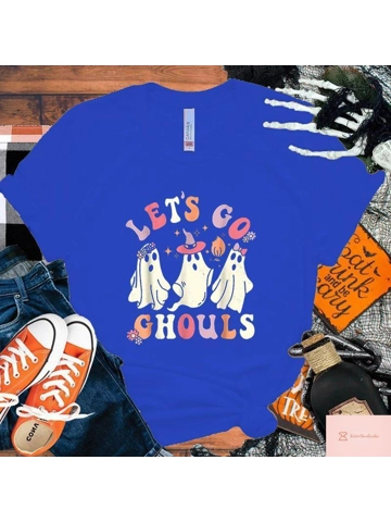 {Halloween Lets Go Ghouls T-Shirt
