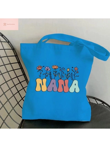 Reusable Black and White Fashion Handbag