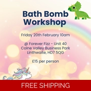 Dinosaurs and Unicorn Bath Bomb Workshop 20/02/26 10am