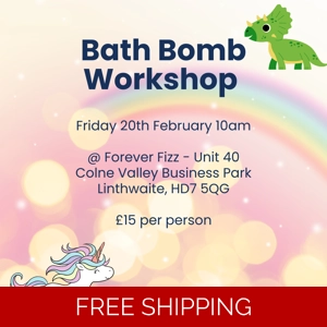 Dinosaurs and Unicorn Bath Bomb Workshop 20/02/26 10am