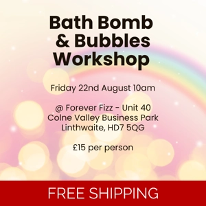 Bath Bomb & Bubbles Workshop 22/08/25 10am