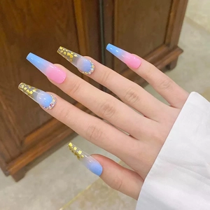 Ballerina Long Press On Nails JP1768-B3