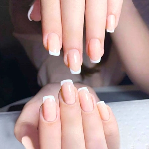 French Square Medium Press On Nails