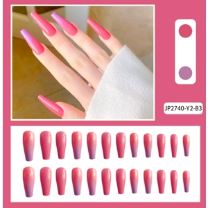 Ombre Glue On Nails JP2740