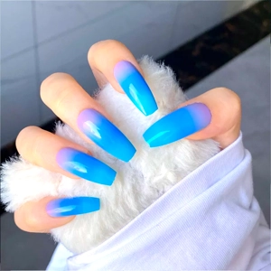 Ombre Glue On Nails JP1985