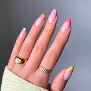 Almond Press On Nails JP265