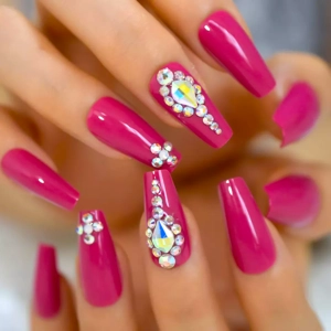 Acrylic Style Luxury Press On Nails L5762