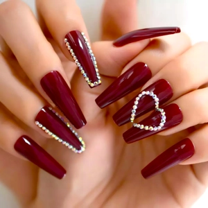 Acrylic Style Luxury Press On Nails L6180