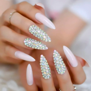 Acrylic Style Luxury Press On Nails L5012